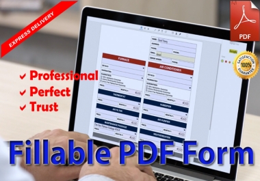 I will Create Fillable PDF Form