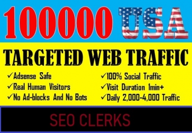 I will provide real visitors through organic search traffic for your website, blog