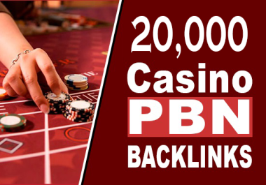 20000 WEB 2.0 PBN Post Betting,  Judi Bola,  Casino,  Poker with DA40+ PA 30+
