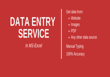Data Entry in MS-Excel or Google Spreadsheets