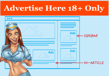 Add Your Banner on our high Traffic Adult site I Banner Ad Service