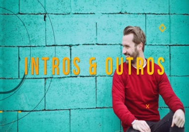 I will make youtube intro,  outro videos