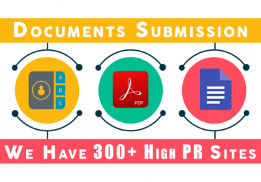 I will do seo backlinks article,  pdf,  directory submission to 15 High PR Sites