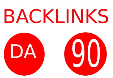 I will create backlinks DA 90+