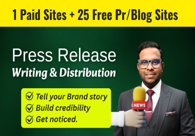 Distribute Your Press Releasing to 25+ Authority Sites