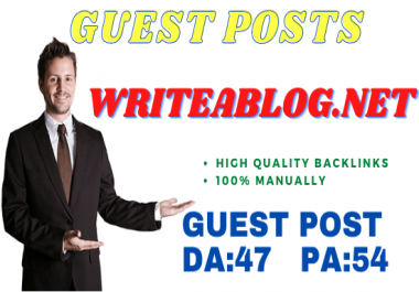 Publish Guest Post On Writeablog. net Do-Follow Manua...