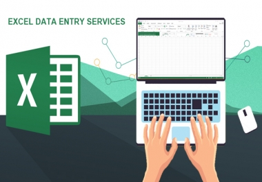 Provide Offline/Online Excel Data Entry Services