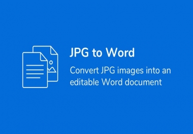 I can do convert JPG to Word file