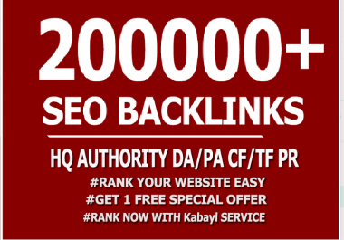 Seo 200,000 Gsa Dofollow high Quality backlinks for Google First page With High DA, PA, TF