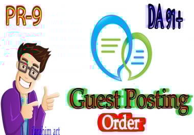 I Create Guest Post On High Quality Website DA 91 Plus with high Traffic