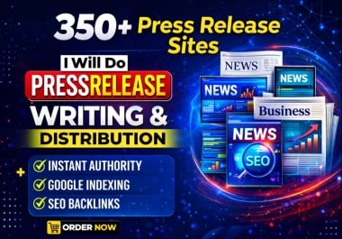 350+ Press Release Sites with Powerful SEO Backlinks
