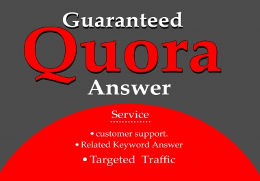 DO 10 HG Quora Answer with promote Your Website/Business + upvote