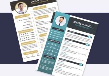 Make professional cv,  resume and portfolio design