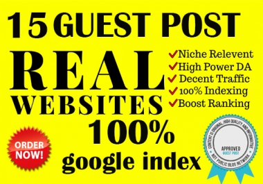 I will give your website some good quality guest post backlinks