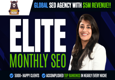 ELITE Monthly SEO Package for Google Top Ranking