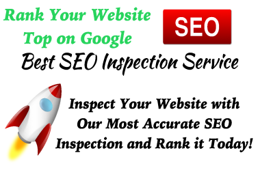 I will do SEO Inspection of your website and Send you report in PDF