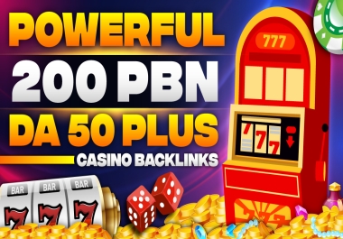 Powerful 200 PBN Backlinks to boost your site ranking