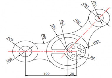 PDF/Image/Hand sketch to AutoCAD drawing conversion.
