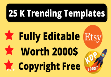 25 000 trending kdp interiors low content templates notebook etc