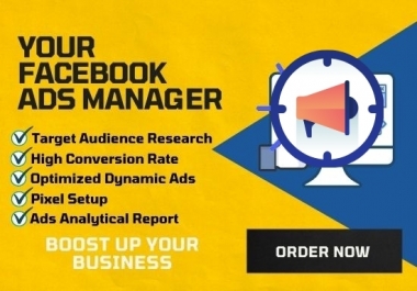 I will run Facebook ads campaign with targeted audience