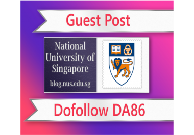 Guest post on NUS EDU - blog. nus. edu. sg - DA86