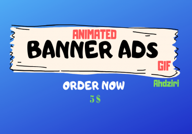 i will do Animated Banner Ads Gif