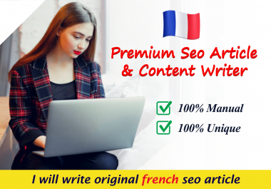I will write original french seo article