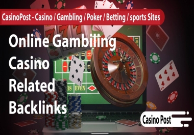 Total 670 Manual Link Building With 420k GSA Backlink For Casino,  Poker,  Jodi, Gambling Related Site