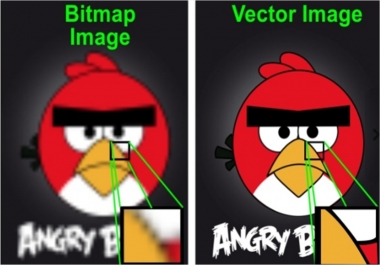 I vector your logo so that it is never pixeled