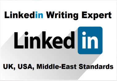 Fully write or update your linkedin profile and resume