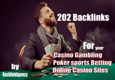 202 Backlinks is enough for Casino Gambling Poker sports Betting