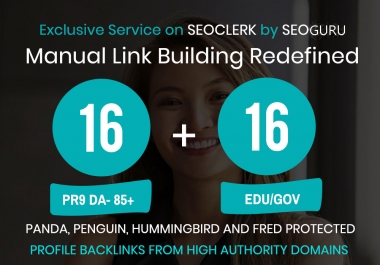 16 Pr9 + 16 Edu - Gov High Pr SEO Authority Backlinks - Fire Your Google Ranking