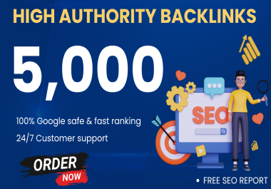 5,000 Dofollow Backlinks High-Quality SEO Link Building