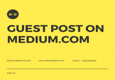 I Will Publish Guest post on Medium