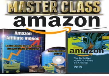 2 IN 1 MASTERCLASS AMAZON Success Course 16 Part Video Course+ Affiliate Guide+ Resell Rights