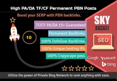 Create 30+ High PA/DA TF/CF Homepage Dofollow PBN Backlinks manually