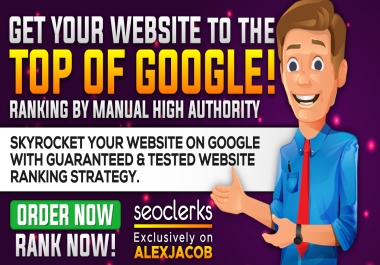 Sky Boost your website with Top Google sites DA upto50+ Manual Ranking