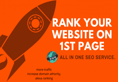 All IN One 30 Days SEO Service,  High Quality Backlinks,  Push Website on top 10