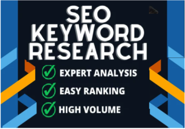 I will find 50 SEO keywords Low Competition and High Volume For your Website Business