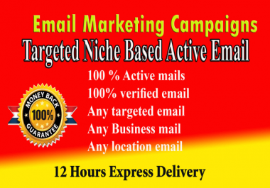 I will collect 1K targeted email address list for Marketng