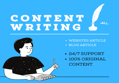 Write 650+ Words Content Writing,  Article Writing,  Blog Writing,  Rewriting Of Articles