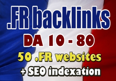 I'll Build 50 high authority French Backlinks