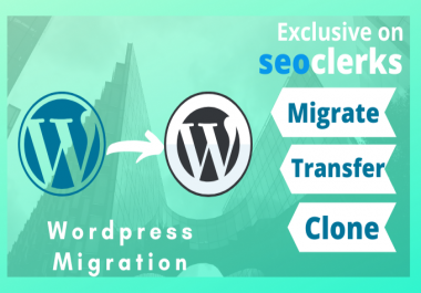 I will migrate, copy, move wordpress website from one hosting to another hosting