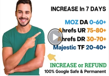Virall increase domain authority moz da with high quality backlinks within 30 days