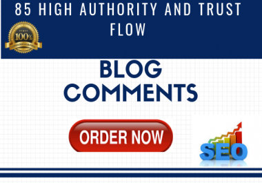GET 85 NICHE RELEVANT BLOG COMMENTS WITH HIGH QUALITY AND LOW OBLs