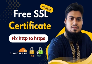 I will fix SSL and http errors and install SSL certificate