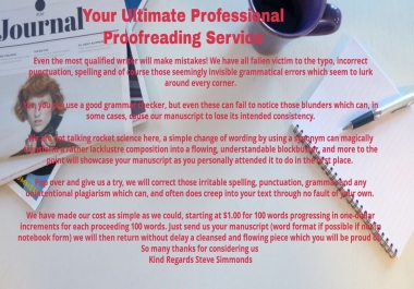 Your Ultimate Professional Proofreading Service