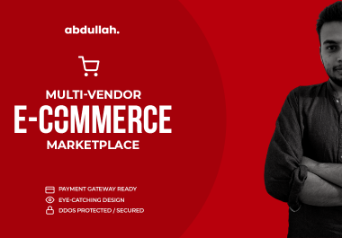 I'll Develop Multi-Vendor E-Commerce Marketplace