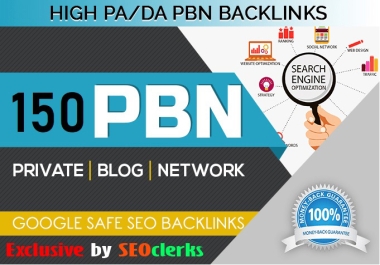 Strong,  150 DoFollow NUCLEAR PBN,  All DR65+- To Rank You Website Google Top Page