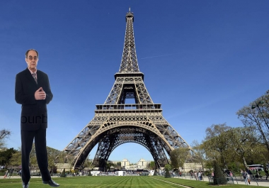 I AM ABLE TO PLACE YOU IN FRONT OF ANY BACKGROUND FROM A PHOTO YOU SUPPLY